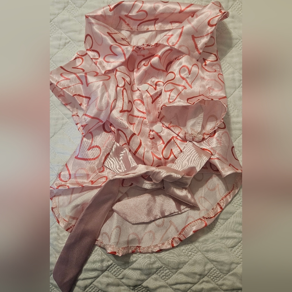 Valentine's Pet Robe - Picture 2 of 3